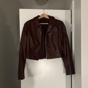 Lamarque Dark Brown Leather Jacket